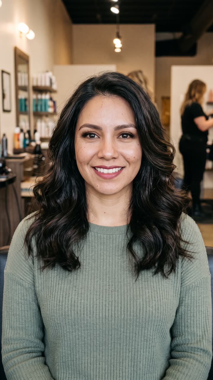 Hair and makeup after